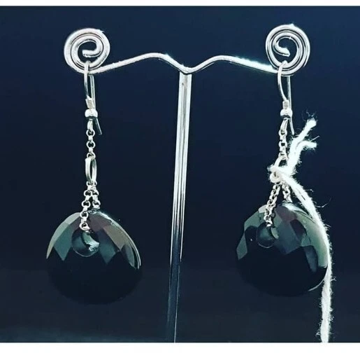 Orecchini in Onice e Argento 925  - Immagine 1 di 1