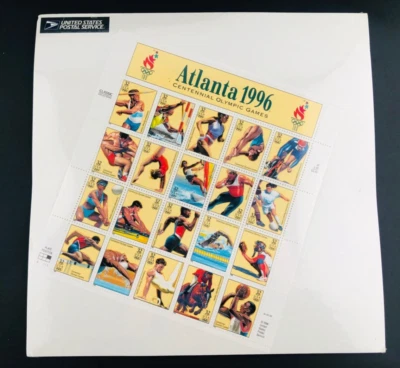 1996 Atlanta Summer Olympics 32 Cent 32c Stamp Block of 20 Scott Catalog #3068 - Image 1 of 4