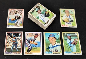 1978 Topps Lot Of 72 Autographed Baseball Cards All Different Signed Stars - Picture 1 of 9