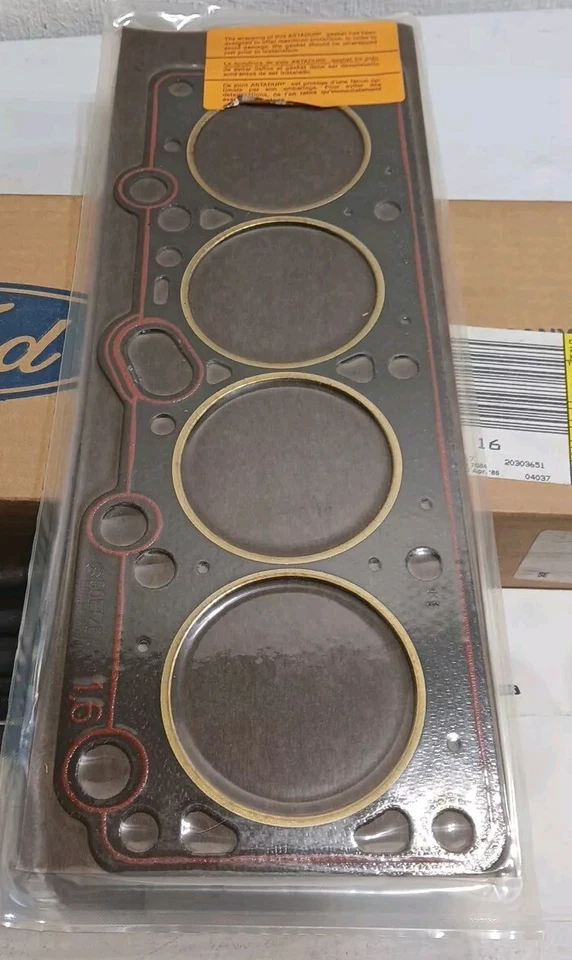 Junta de culata de motor Ford Escort Mercury Lynx 1.6 1981-1985 raro como nuevo / E8FZ-6051-B Foto 1 de 4