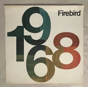 1968 Pontiac Firebird Sales Brochure. 10p. 400, 350, Sprint, HO. Original. lot/2 - Imagen 1 de 5