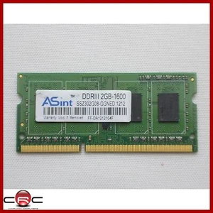 ASint RAM Speicher 2GB DDR3 12800S 1600MHz RAM Memory SSZ302G08-GGNED - Picture 1 of 1