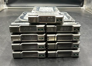Lot of 9 Dell 9ZM273-157 1TB 7.2K SAS 6G LFF Hard Drive w/ Caddy - Picture 1 of 7