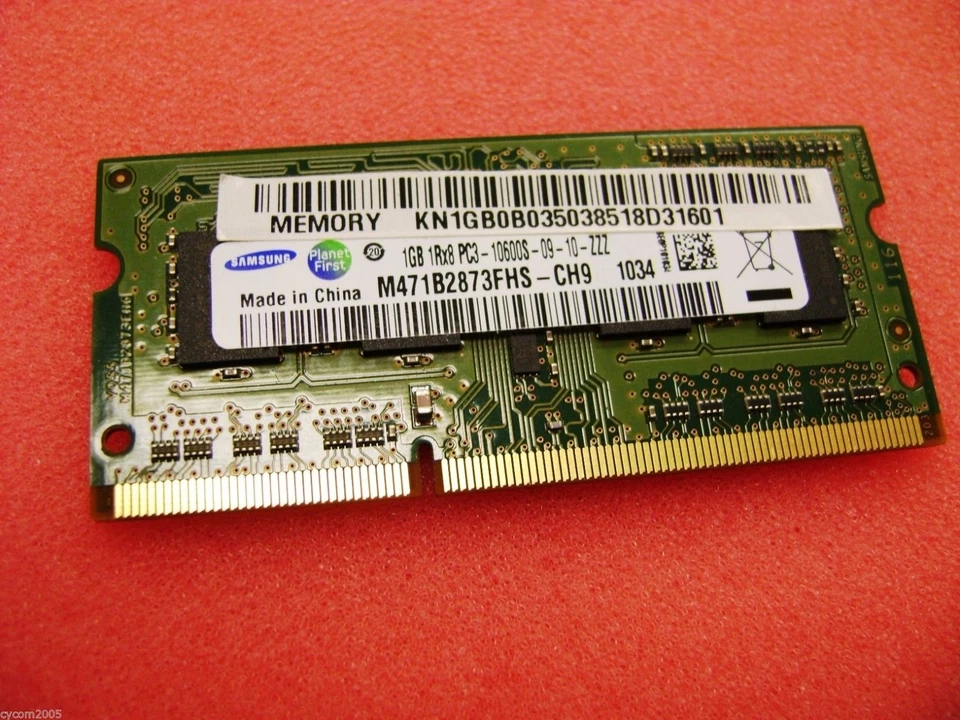 Gateway NV55 * M471B2873FHS-CH9 * Samsung 1 GB PC3-10600 DDR3-1333 - Image 1 of 4