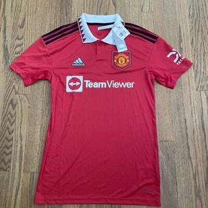 Adidas Manchester United 22/23 Home Jersey Soccer Futbol Men's Small H13881 NWT - Picture 1 of 11