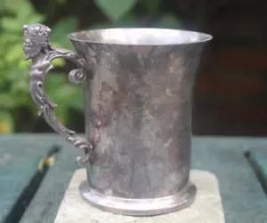 Vintage Liberty of London Kings Head Tankard / Mug / Cup Silver Plate Royal Gift - Picture 1 of 12