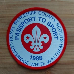 UK Scouting PASSPORT TO SPORT Berkshire County Scouts - Picture 1 of 1