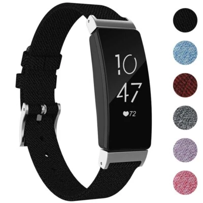 StrapsCo Canvas Watch Band Strap for Fitbit Inspire 2