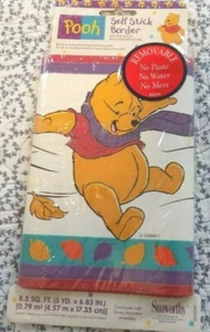 Sunworthy Winnie The Pooh Self Stick Wallpaper Border ~ 5 Yards ~ New - Picture 1 of 1