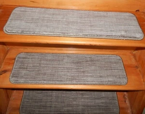 14 = STEP  9" x 30'' + Landing  30" x 30" Stair Treads Staircase WOVEN WOOL.  - Picture 1 of 5
