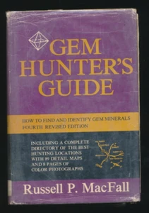 Vtg "Gem Hunters Guide" Book by Russell P. Macfall 1969 HC Gemstones Ex Lib Book - Foto 1 di 6