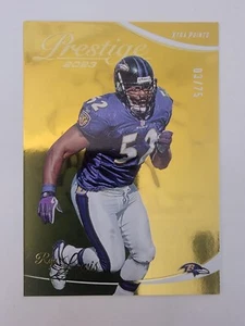 2023 Panini Prestige - Xtra Points Gold #28 Ray Lewis /75 - Picture 1 of 3