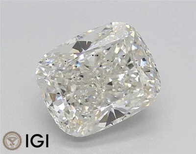 2.41Ct Long Cushion Cut Fancy Shape Diamond IGI Certified SI1 Clarity G - Image 1 of 4