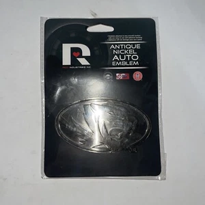 Mizzou Tigers Antique Nickel Auto Emblem NEW - Picture 1 of 6