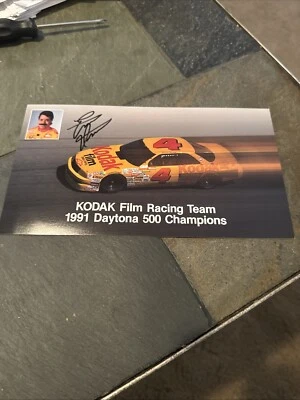 Ernie Irvan Autografiado - NASCAR - Tarjeta de Héroe Kodak #4 Foto 1 de 2