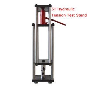 5T Manual Hydraulic Model Thrust Pull Bench Tension and Compression Test Stand - Picture 1 of 9