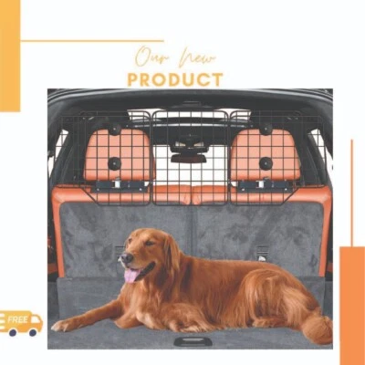 Dog Car Barrier for SUVs Vehicles Trucks Cars  Adjustable Pet Divider Cargo - image 1 of 4