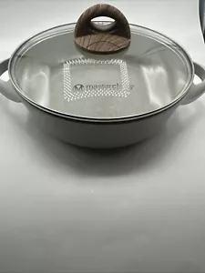 Masterclass Cookware Premium Ceramic Casserole 10” Pot W/ Lid Speckled Gray - Picture 1 of 12