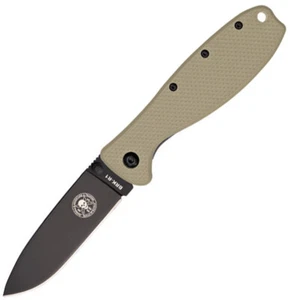 ESEE Zancudo Mosquito Framelock Black EDP Folding Blade Desert Tan Knife R1DTB - Picture 1 of 2