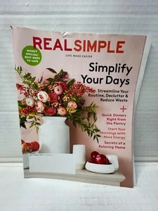 Real Simple Magazine September 2019 Issue Routine Declutter Quick Dinners - Picture 1 of 4