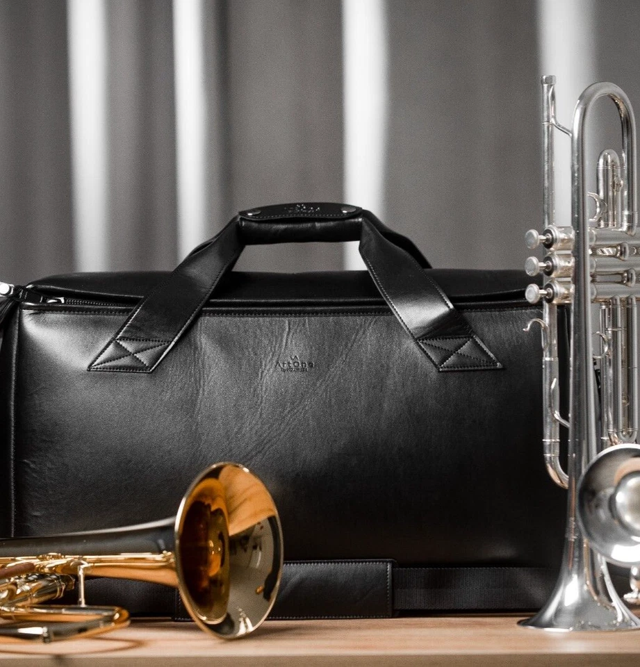 ТРУБА сумка из искусственной кожи чехол двойной/тройной концерт сумка.  Защита трубы - Изображение 1 из 4