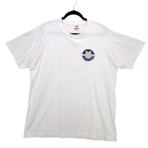Vintage NCAA Michigan T-Shirt Wolverines Logo White XL Tee USA Single Stitch - Picture 1 of 14