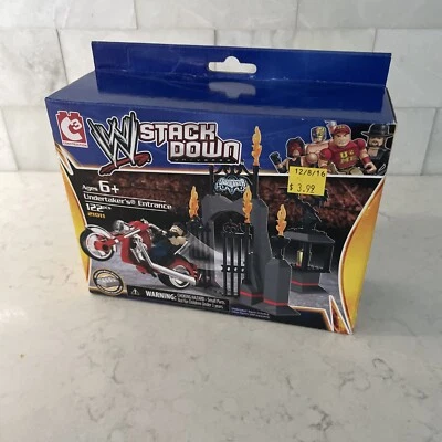 WWE Stack Down Building Block Set Undertaker's Entrance 21011 NEW - Image 1 of 4