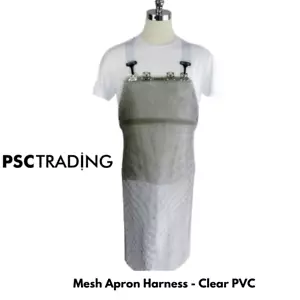 Correas de delantal para arnés de delantal de malla - PVC transparente - Imagen 1 de 6