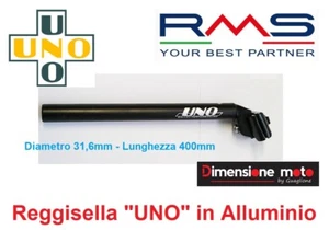 0271 - Canotto/Tubo Reggisella UNO D-31,6mm Allum. Nero per Bici Trekking Strada - Foto 1 di 1