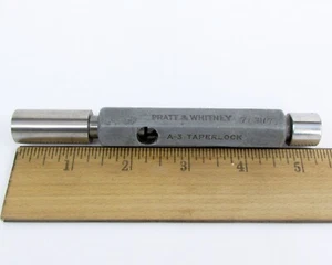 Pratt & Whitney Plug Gage A-3 Taperlock GO PD 0.6060 & NO GO PD 0.6070 - Imagen 1 de 2