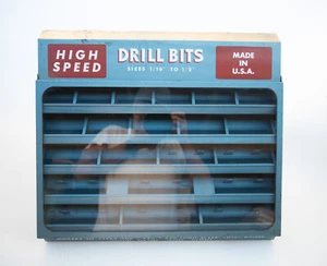Avildsen Tools & Machines High Speed Drill Bit Cabinet (UA4/JSF6) Store Display - Picture 1 of 15
