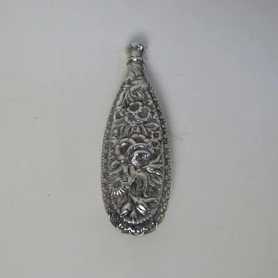 Whiting Mfg Co Antique Sterling Silver Repousse Scent Perfume Bottle 1902 Foto 1 de 4