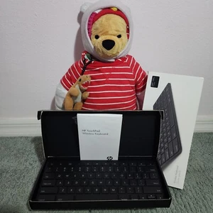 New open box HP TouchPad Wireless Bluetooth Keyboard FB344AA#AC3 Hewlett Packard - Picture 1 of 9