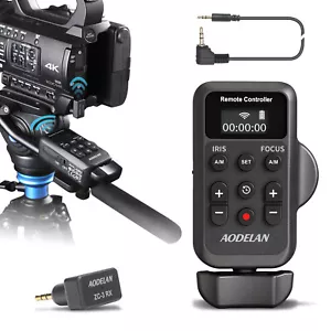 Wireless Camcorder Remote Control for Sony Canon Video Zoom Focus IRIS Recording - Picture 1 of 8