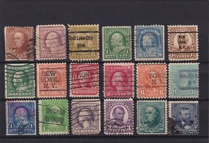 LOT 18 STAMPS OF UNITED STATES - USA PRESIDENTS -OLD GENUINE CLASSIC STAMPS (89) - Picture 1 of 1