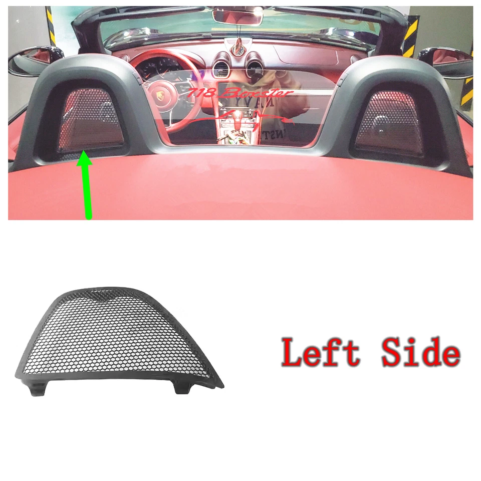 New Left Side Roll Bar Wind Deflector Screen for Porsche 982 718 Boxster 2017-21 Foto 1 de 4