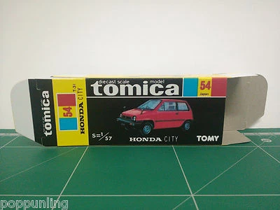 CAJA REPRODUCCIÓN para Tomica Caja Negra Nº54 Honda City Foto 1 de 4