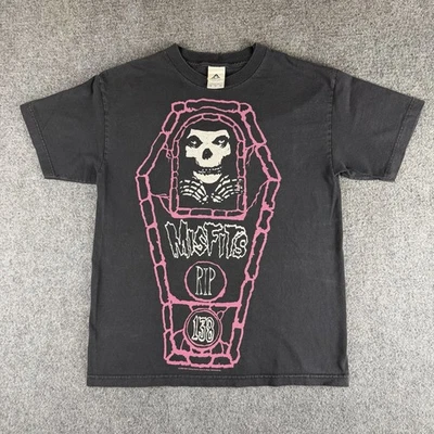 Camisa The Misfits RIP 138 Para Hombre Mediana Negra De Colección 00s Banda Camiseta Ataúd Punk Foto 1 de 4