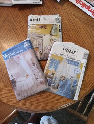Lot Of 3  Baby Nursery UNCUT  Sewing Patterns. 2 McCall'S  1 Vogue  Many Items  - Image 1 of 4