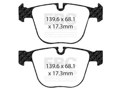 Juego de pastillas de freno traseras para BMW 535i GT 2011-2017 xDrive EBC 29678XZYJ 2012 2013 2014 Foto 1 de 4