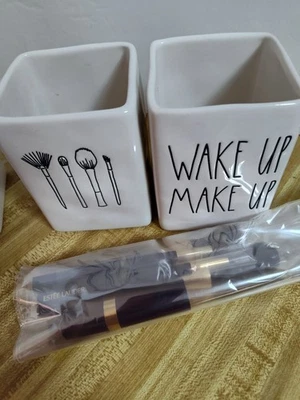 Rae Dunn косметики щетка зубная паста щетка держатели с новый Estee Lauder косметики щетки - Изображение 1 из 4