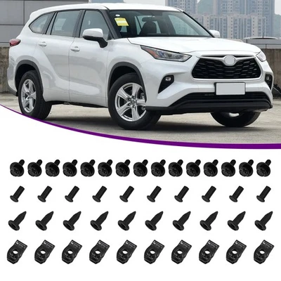 For Honda Body Bolts + U-nut Clips M6 Engine Cover Undertray Splash Shield Guard Foto 1 de 4