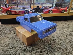 Rare Lexan Chevy C10 Square Body Truck 1/10 Scale RC Body Painted Clodbuster - Picture 1 of 19