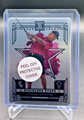 Estrellas de golf Panini Impecables LIV 2024 de acero inoxidable BUBBA WATSON 8/54 #22 Foto 1 de 2
