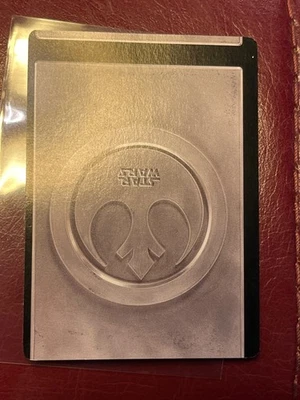 Star Wars CCG Reflections 2-1B Foil ERROR AND MISCUT Upside Down! - Image 1 of 2