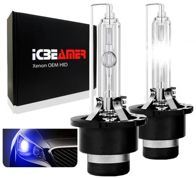 2 pc D2R D2C D2S 30000K Dark Blue Plug & Play Xenon HID Fit Headlight Bulbs T98 - Image 1 of 4