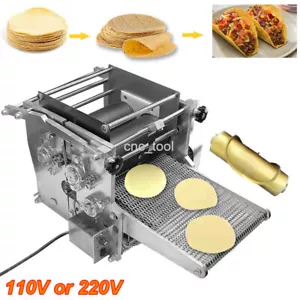 Máquina automática para hacer tortillas de maíz máquina para hacer tacos máquina de rodillos para crepes + molde - Imagen 1 de 14