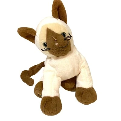 Ganz Chocolate Point Siamese Cat Bean Plush 6" HM 160 - Image 1 of 4