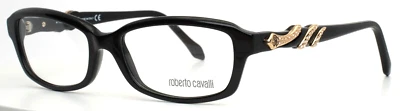 Gafas rectangulares negras para mujer ROBERTO CAVALLI Atik 844 001 54-17-140 B:33 Foto 1 de 4