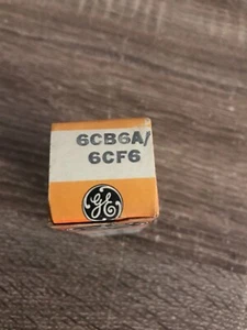 Tubo de vacío GE 6CB6A/6CF6 STOCK ANTIGUO - Imagen 1 de 1